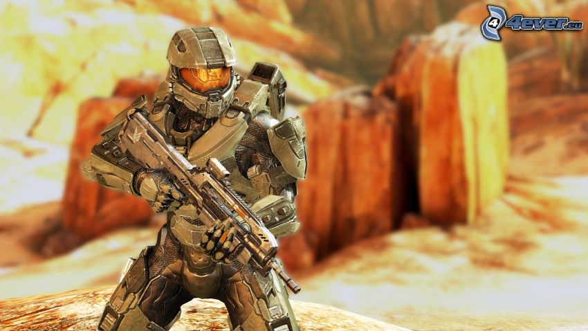Halo 4, sci-fi soldier
