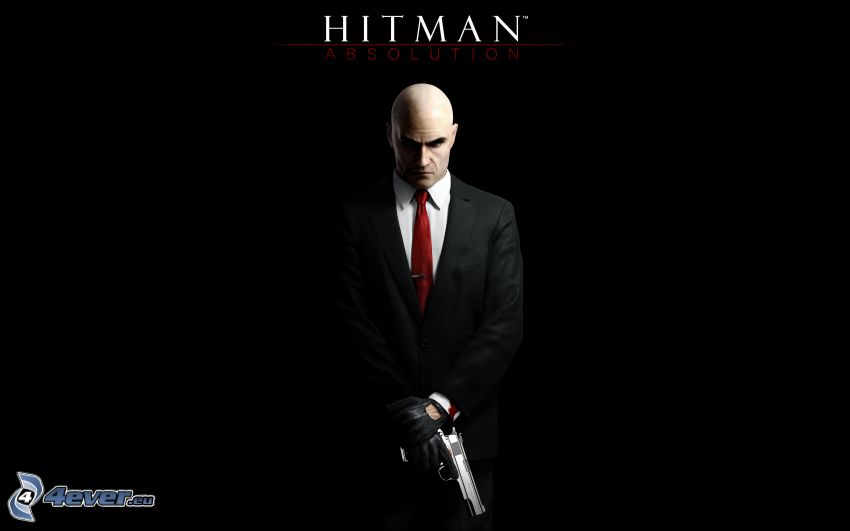 Hitman: Absolution, man in suit, man with a gun