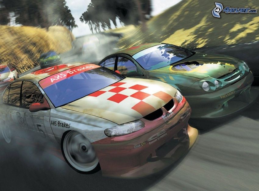 PC game, race, racing car