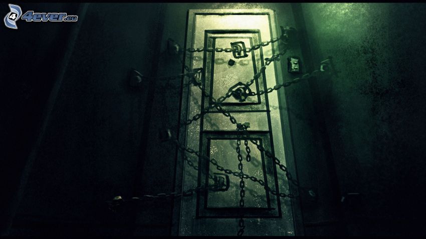 Silent Hill 4, door, chains