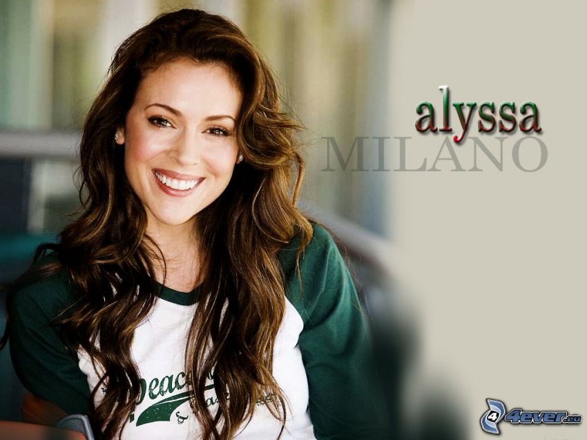 Alyssa Milano, actress, Phoebe, witches, Charmed, brown-haired woman