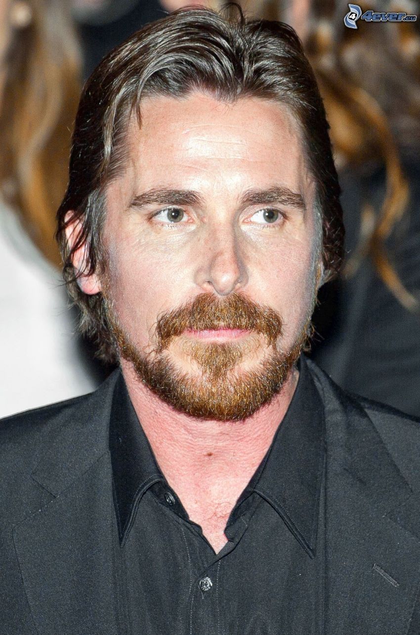 Christian Bale, whiskers