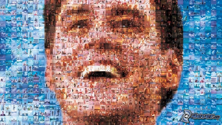 Jim Carrey, mosaic