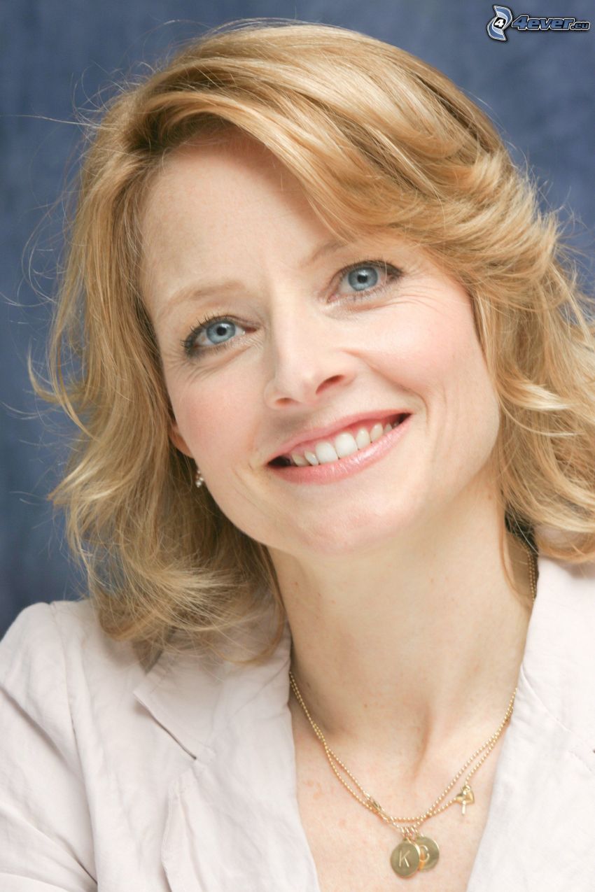 Jodie Foster, smile, look