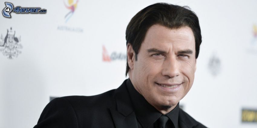 John Travolta, smile