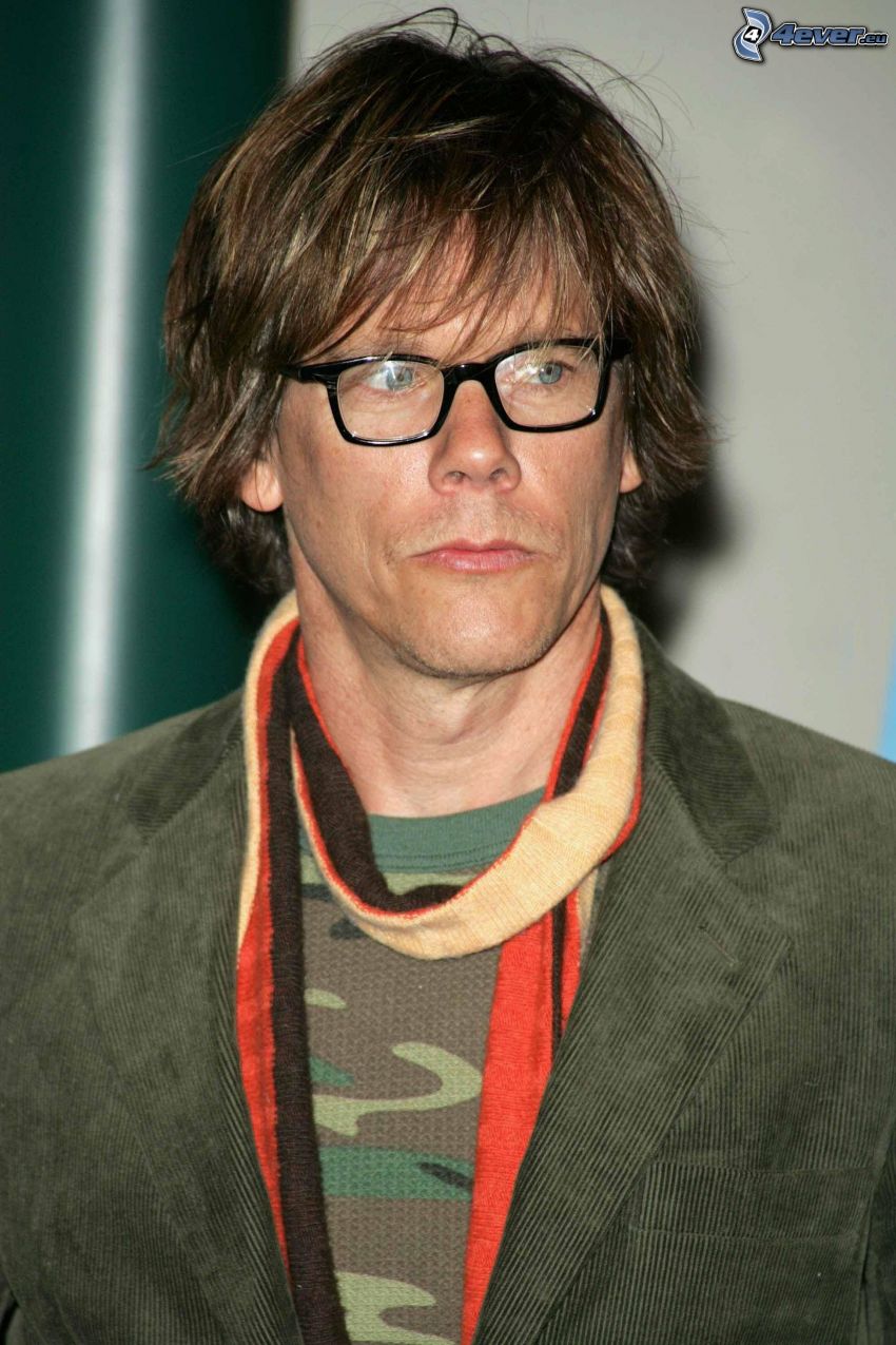 Kevin Bacon, man with glasses