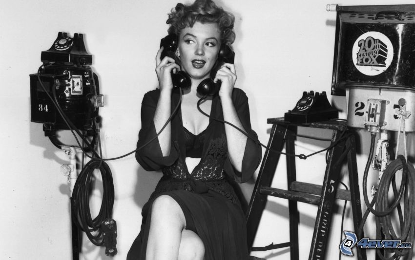 Marilyn Monroe, phone