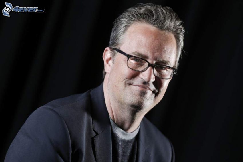 Matthew Perry, man with glasses, smile