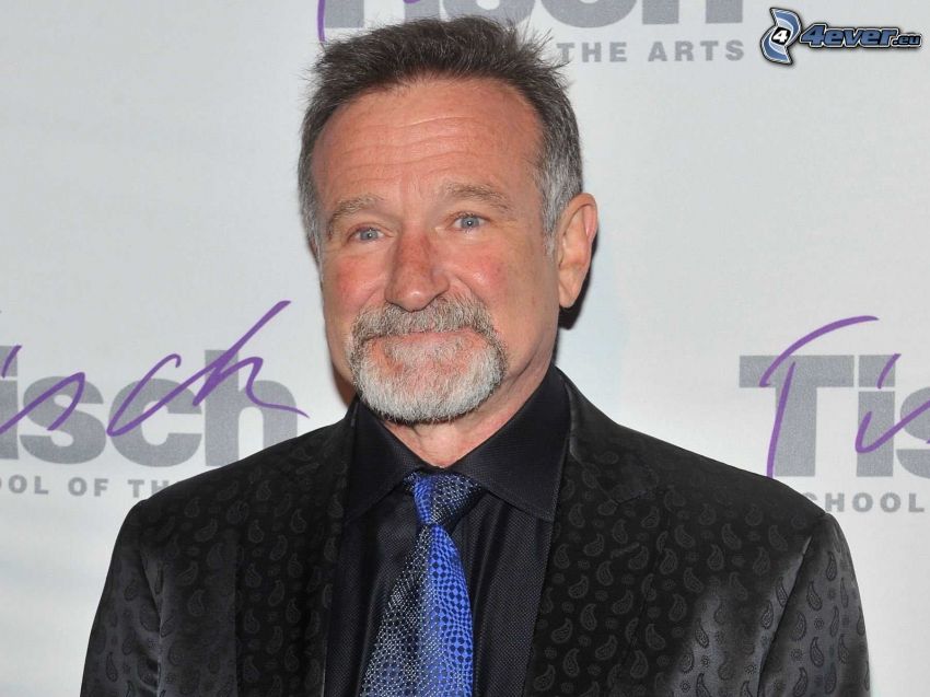 Robin Williams, man in suit