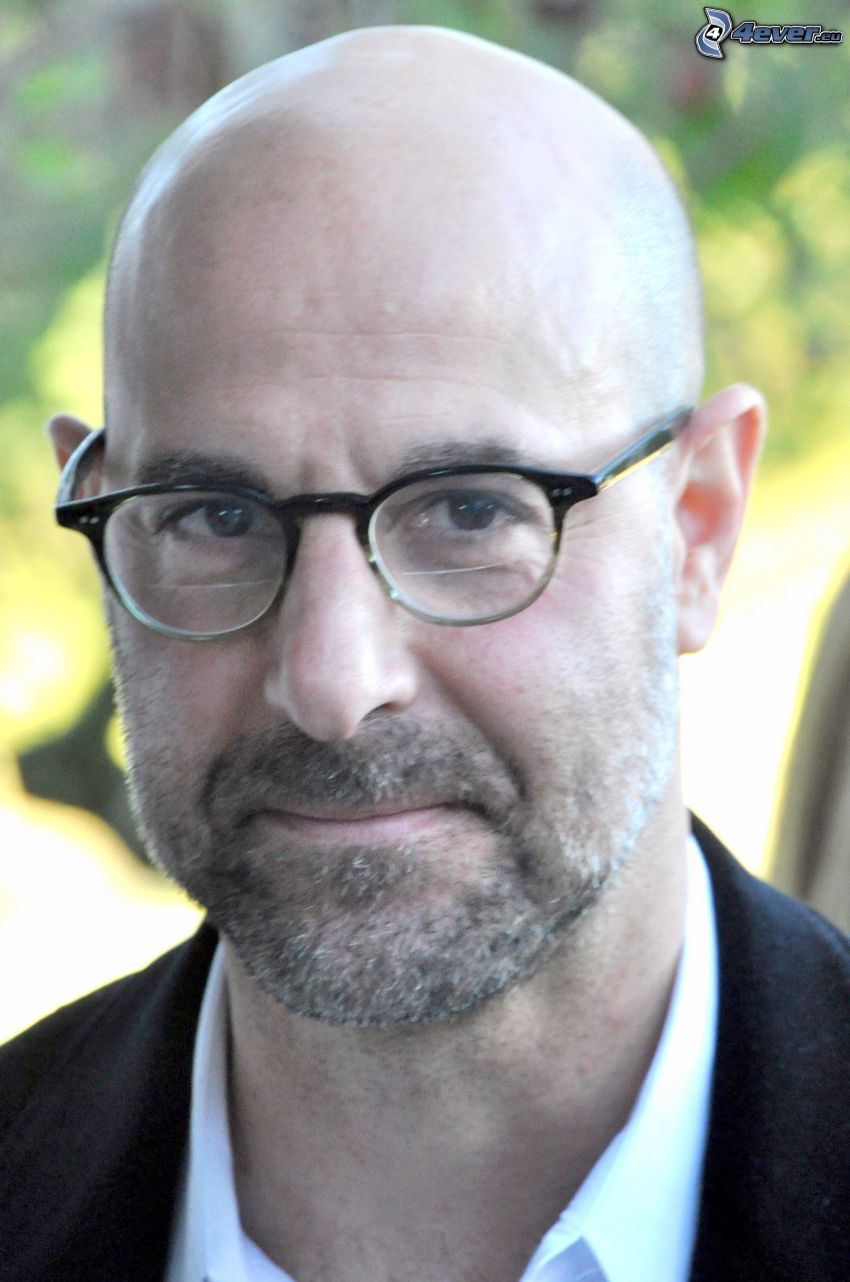Stanley Tucci, man with glasses