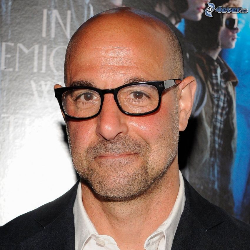 Stanley Tucci, man with glasses
