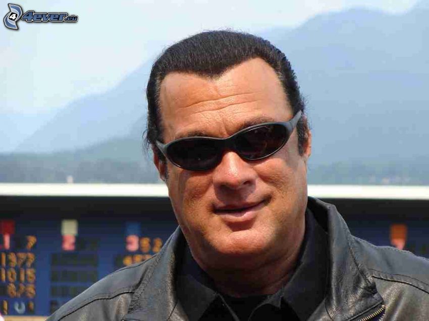 Steven Seagal, man with glasses
