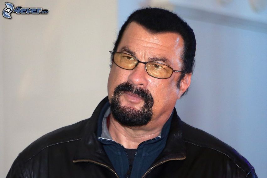Steven Seagal, man with glasses
