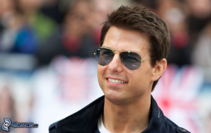 Tom Cruise, man with glasses