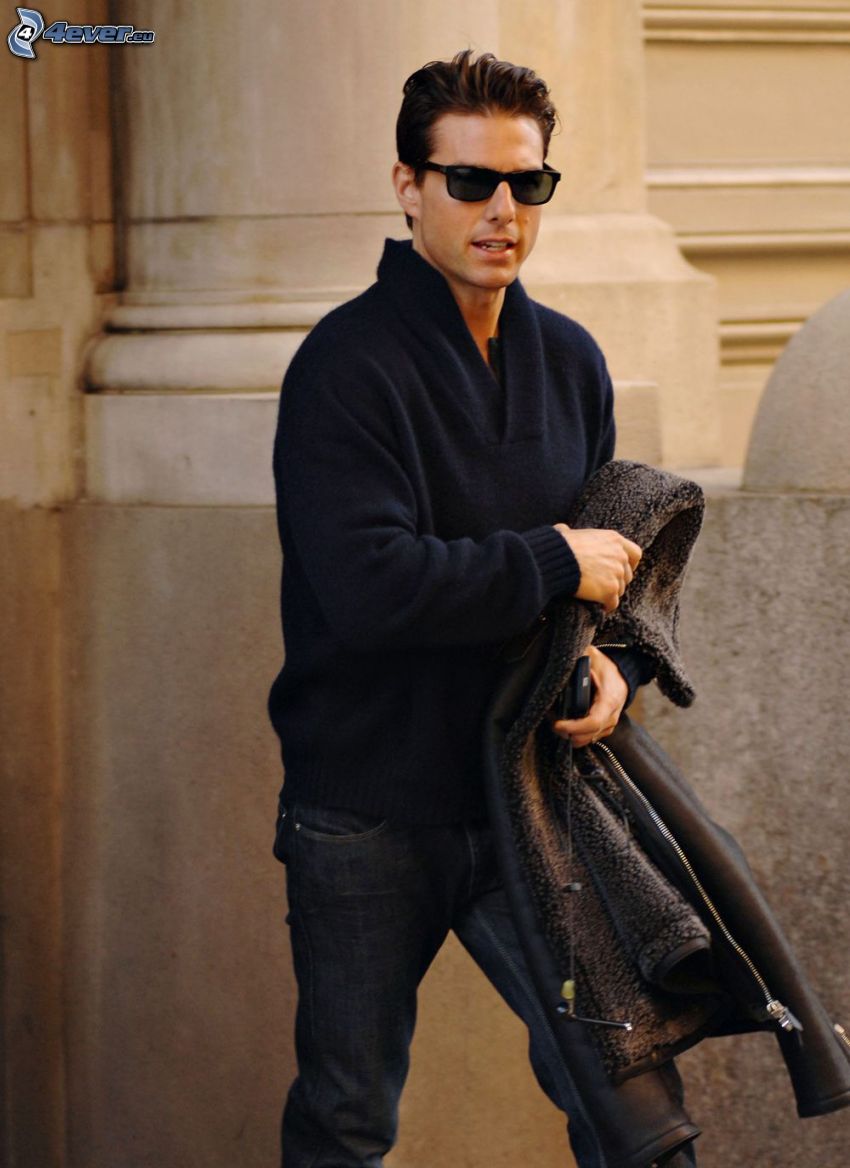 Tom Cruise, man with glasses