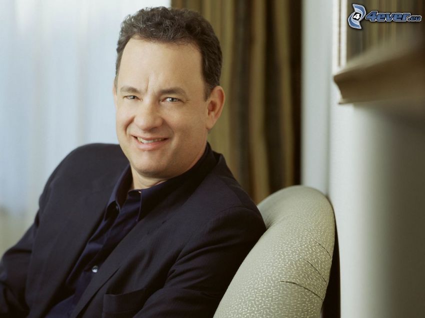 Tom Hanks, smile