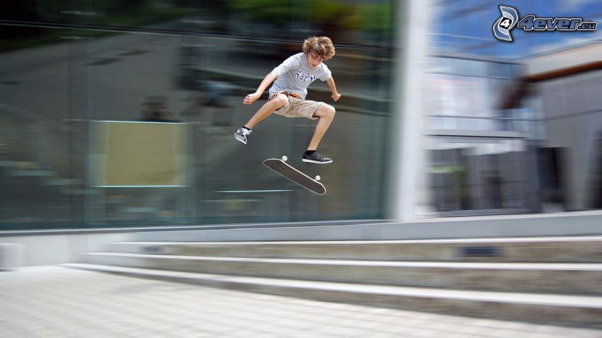 skater, jump