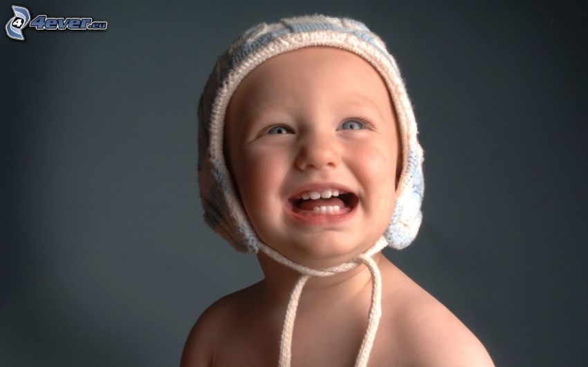 baby, smile, hat