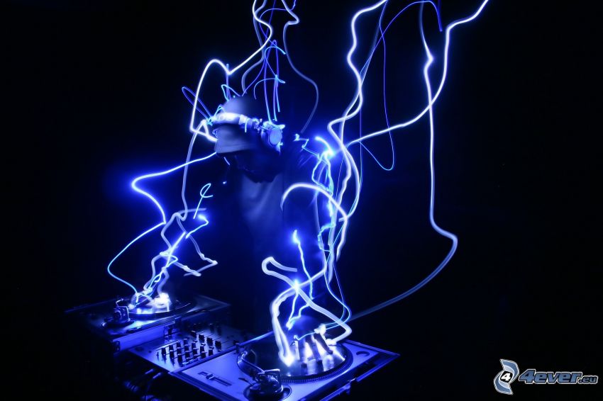 DJ, lights