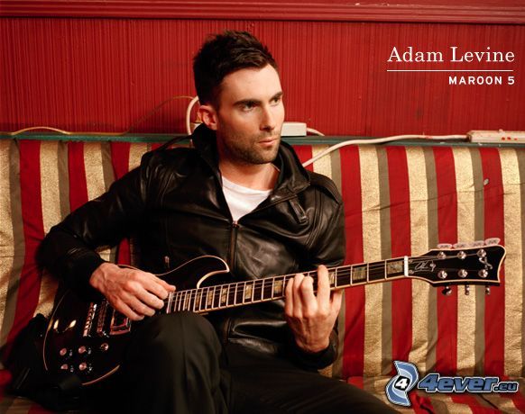 Adam Levine, Maroon 5, electric guitar