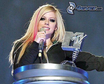 Avril Lavigne, singer, MTV awards