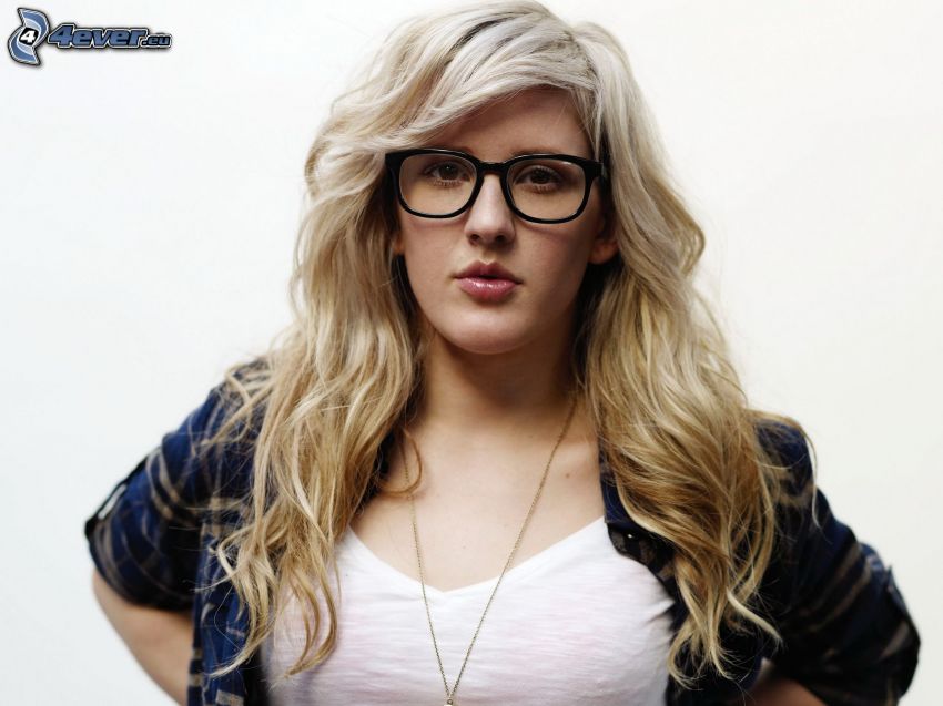 Ellie Goulding, woman with glasses