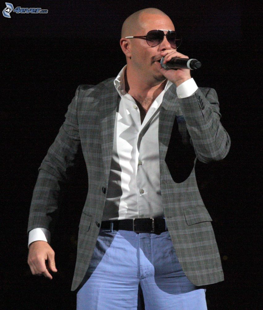 Pitbull, singing