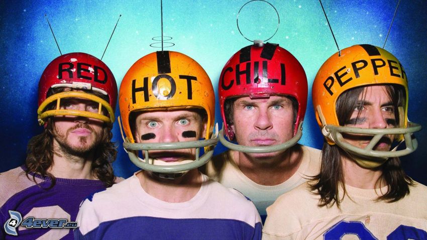 Red Hot Chili Peppers, helmet