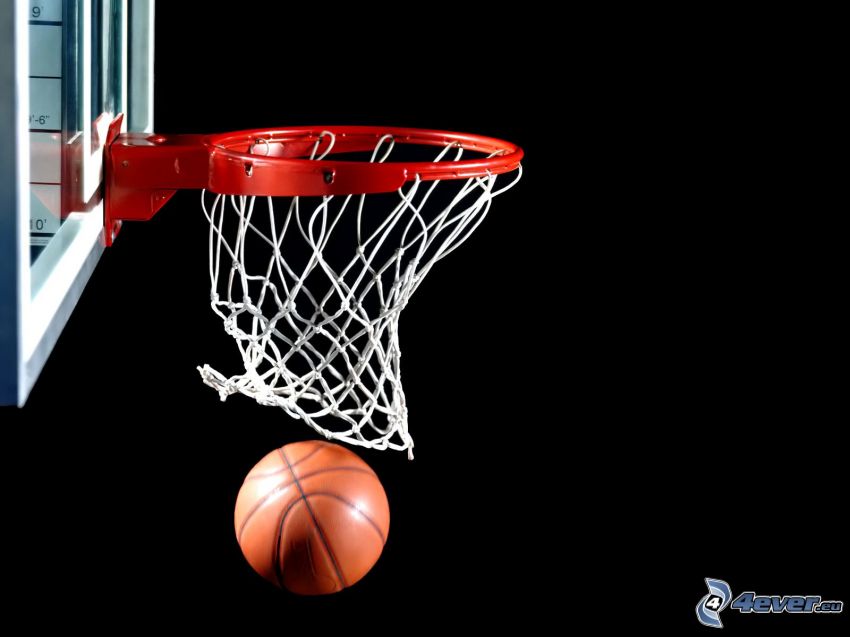 basketball basket, ball