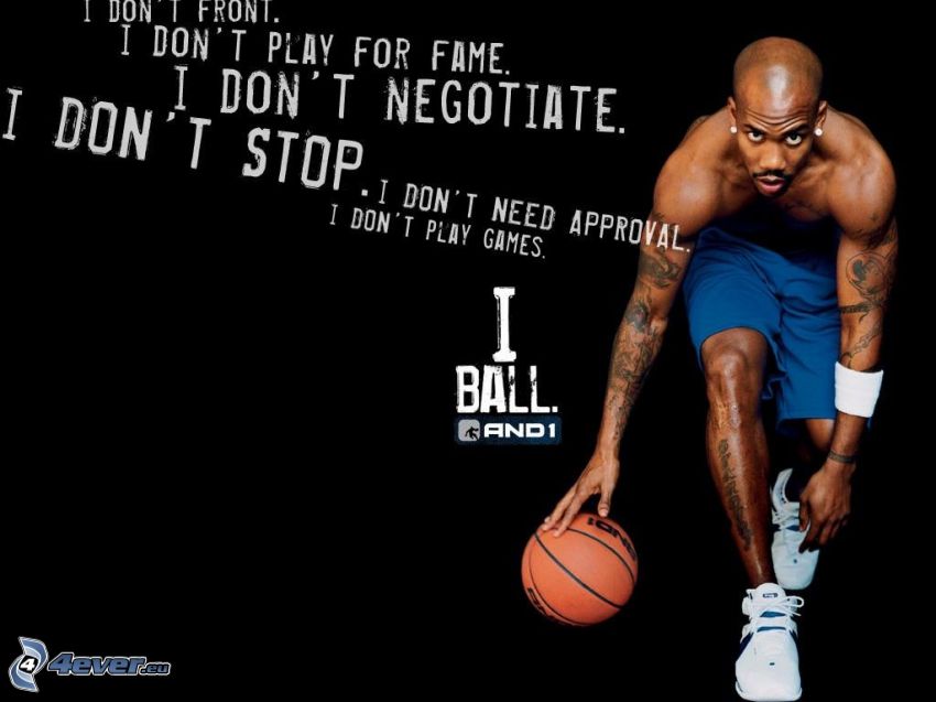 basketball player, poster, black man, player