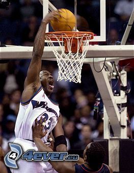 Michael Jordan, basketball, basket
