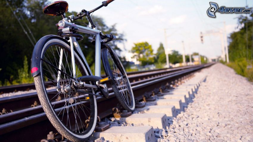 bicycle, rails