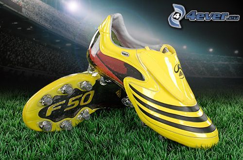 Adidas F50, football boots, lawn