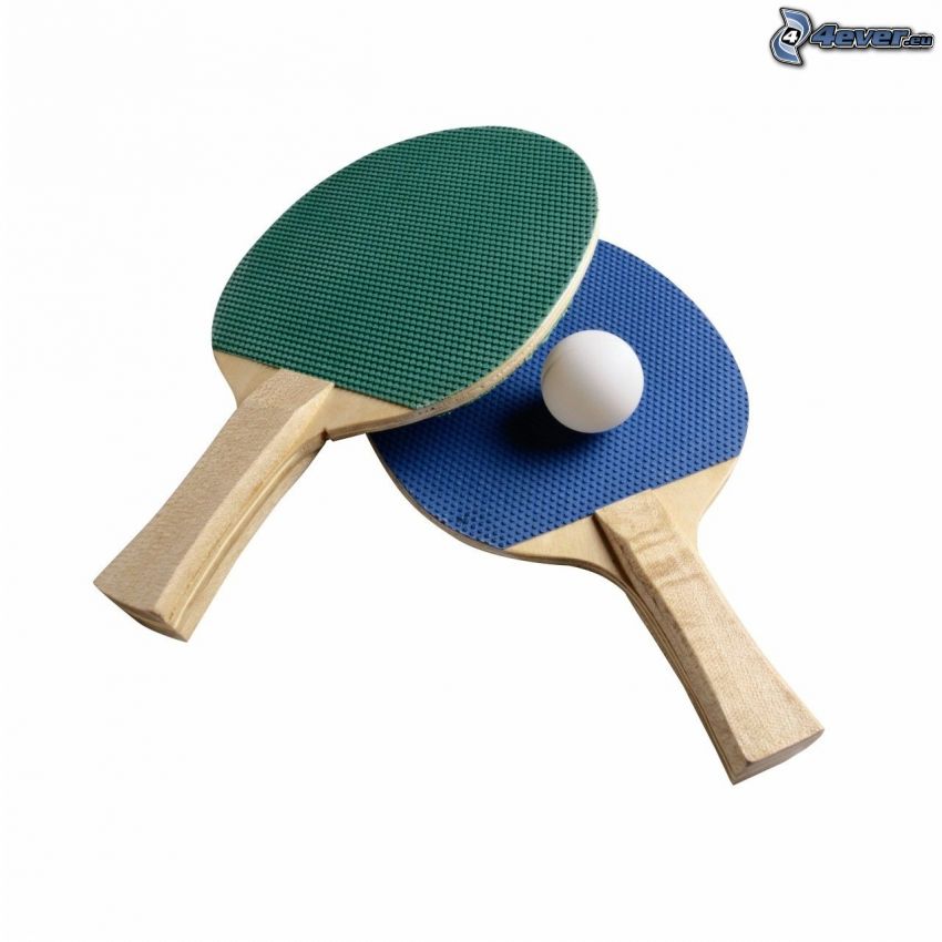 racket, ball, table tennis