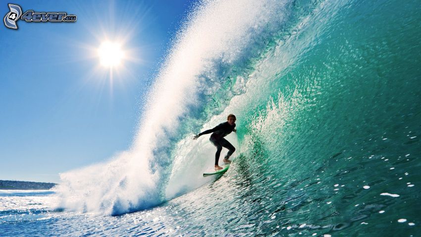 surfing, sun