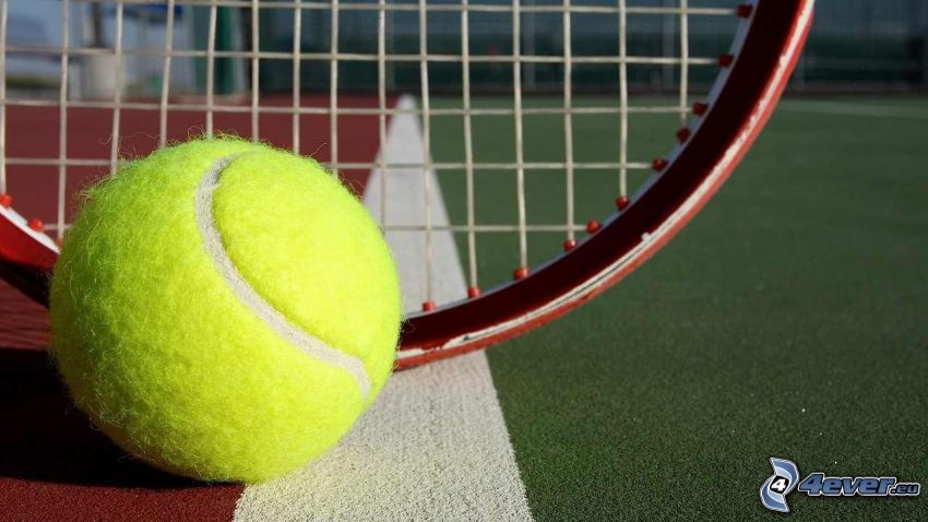 tennis ball, tennis racket, tennis courts