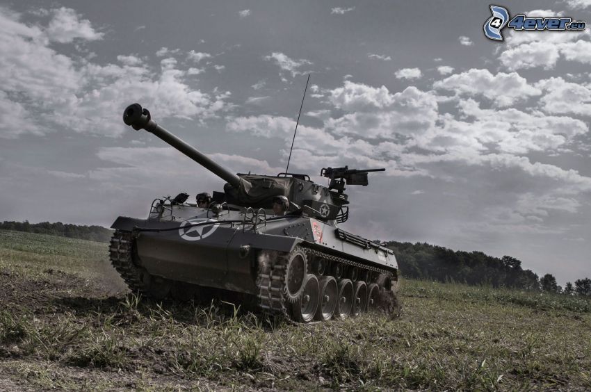 M18 Hellcat, tank, field