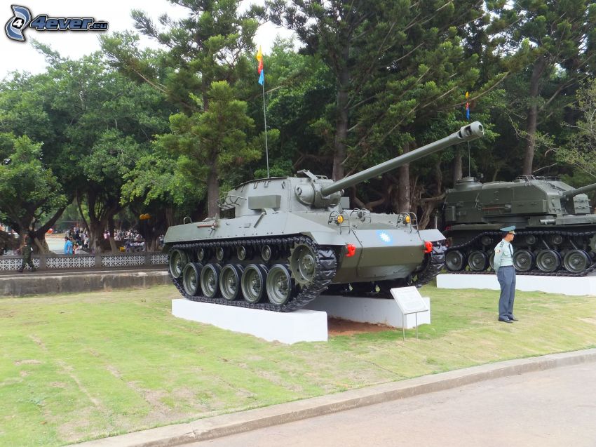 M18 Hellcat, tanks, exhibition, park