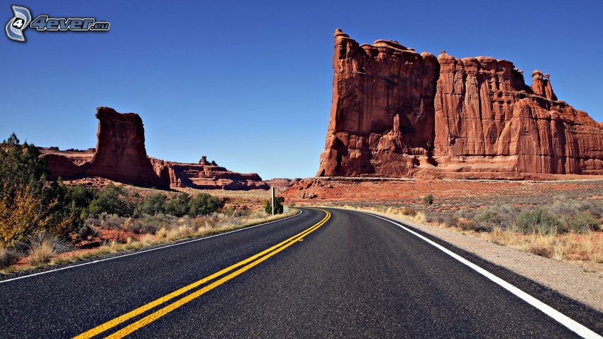 Monument Valley, road, USA
