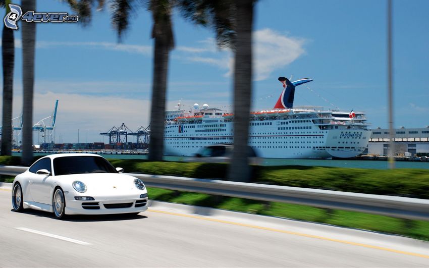 Porsche Carrera, cruise ship