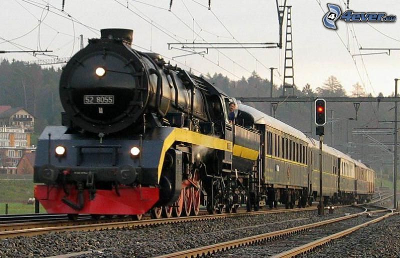 Orient Express, steam train, rails
