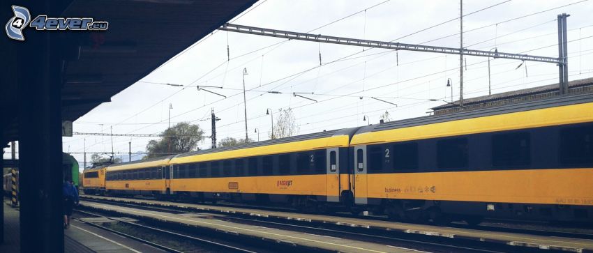 train, RegioJet, railway station